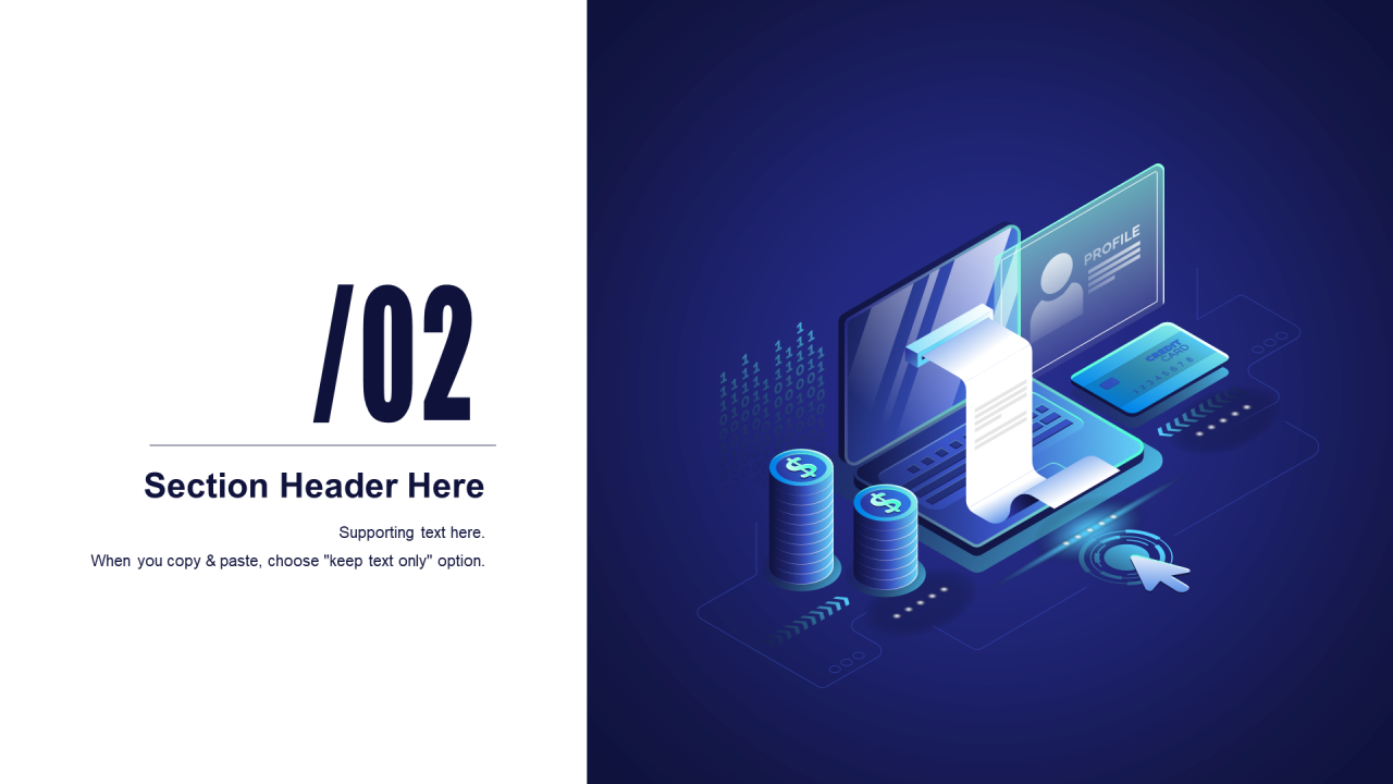 蓝色科技智能竞聘述职商业计划书PPT案例