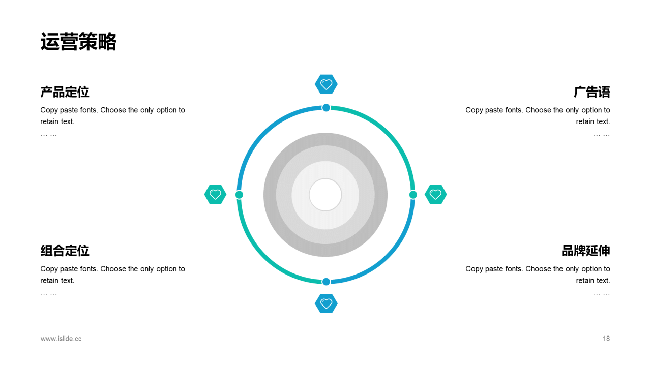 蓝色插画商业计划书PPT案例