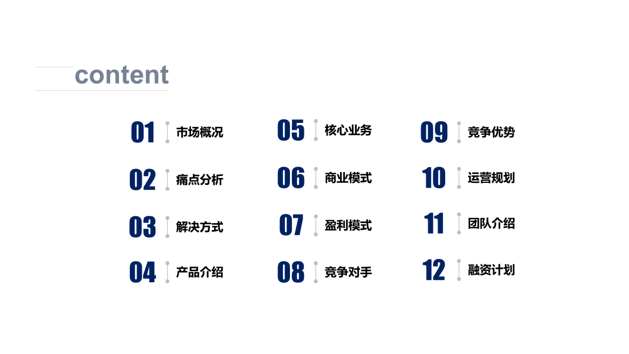 蓝色插画5G科技项目商业计划书PPT案例