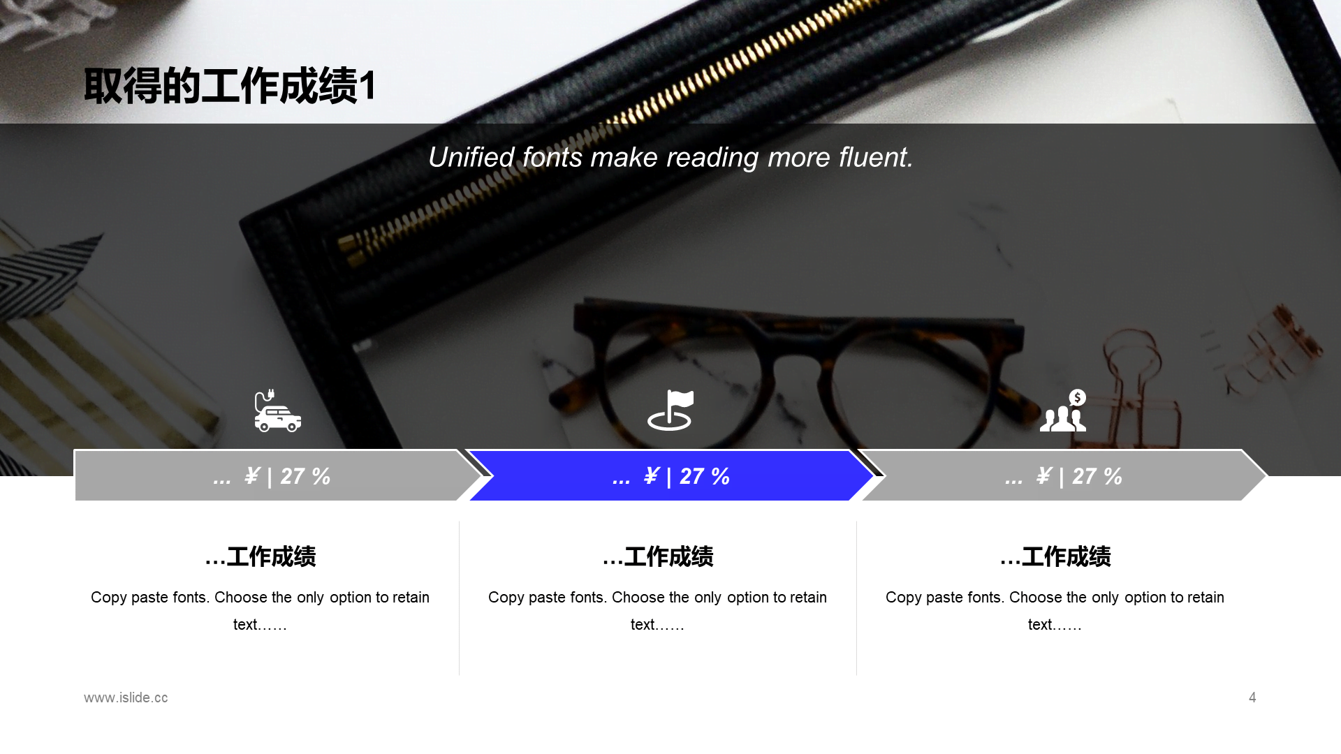 白色商务风年度工作总结汇报PPT下载