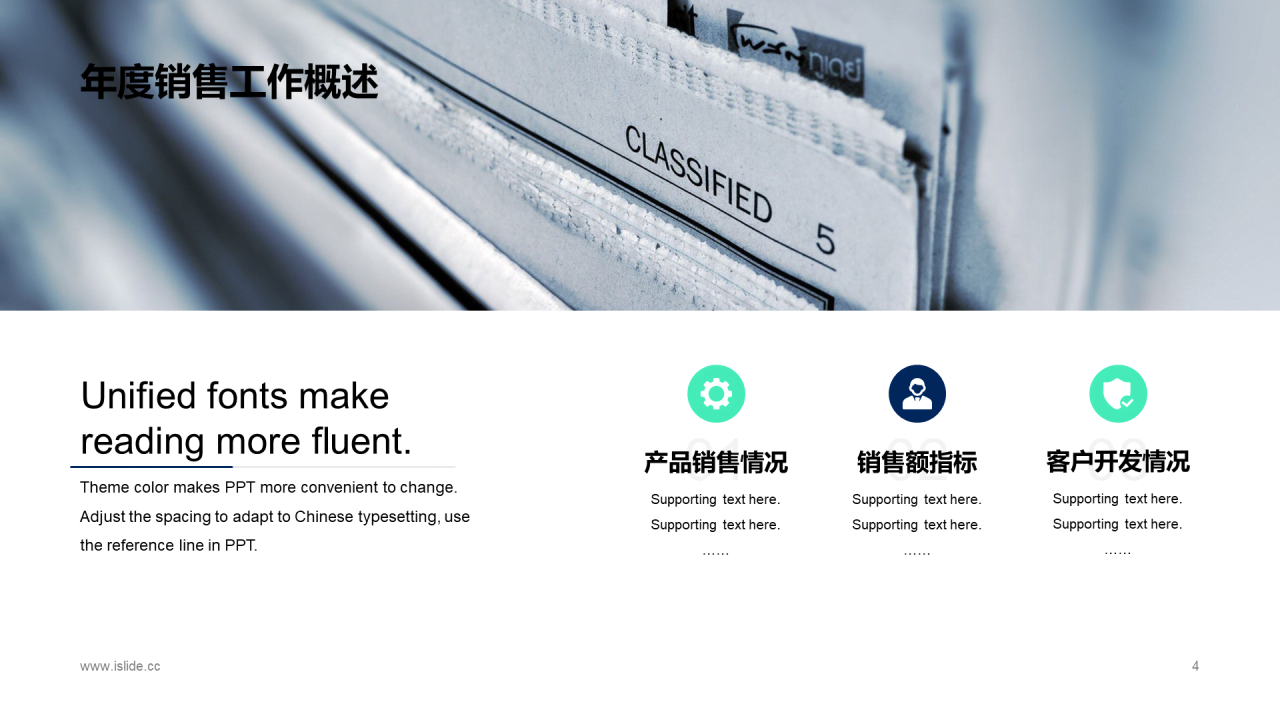 黑色简约销售部工作总结汇报PPT案例