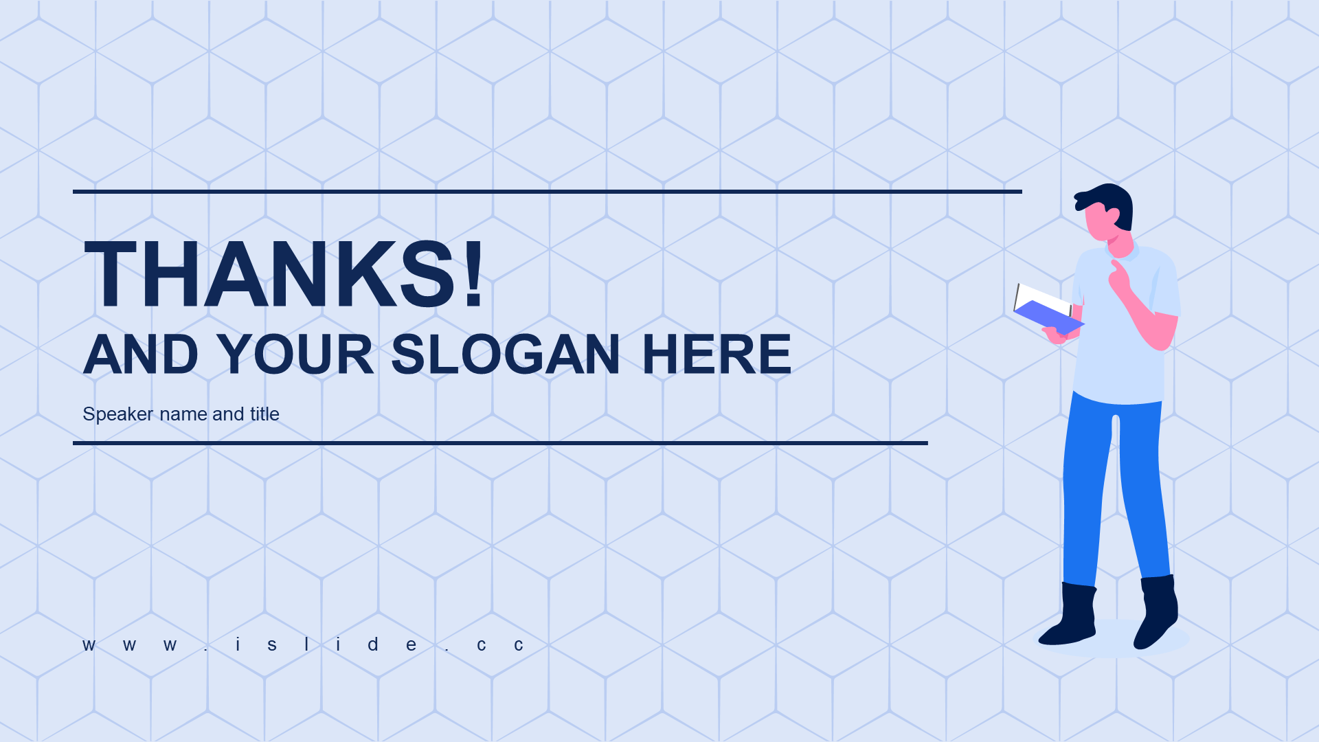 Blue Illustration Simple Accounting Finance Graduation Reply PPT Case