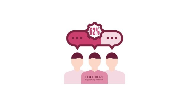 多色商务PPT条形图