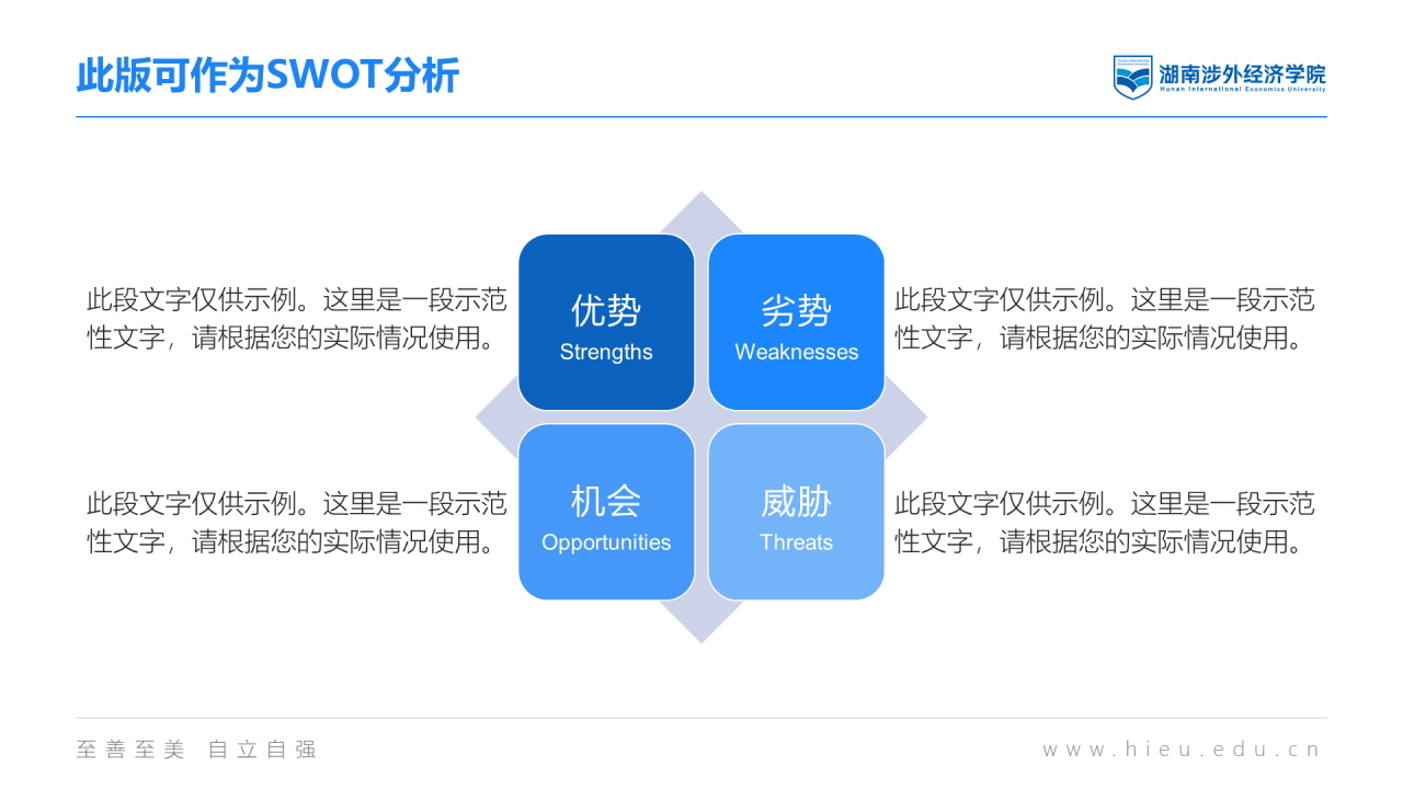 黑色商务湖南涉外经济学院毕业答辩汇报PPT素材