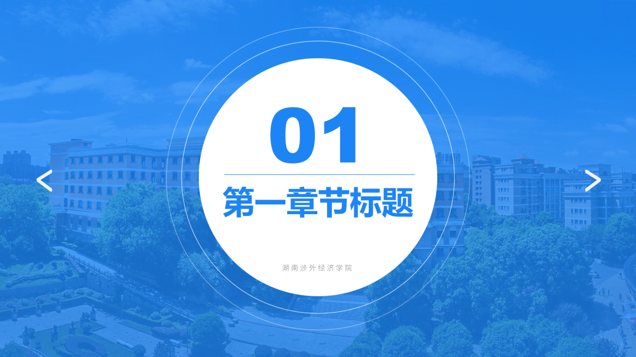 黑色商务湖南涉外经济学院毕业答辩汇报PPT素材