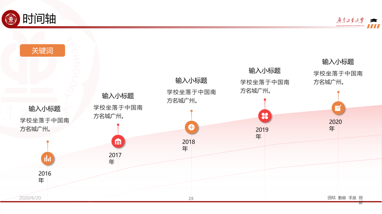 红色简约工业大学毕业论文答辩PPT下载