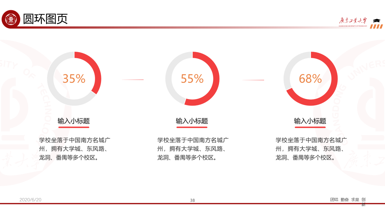 红色简约工业大学毕业论文答辩PPT下载