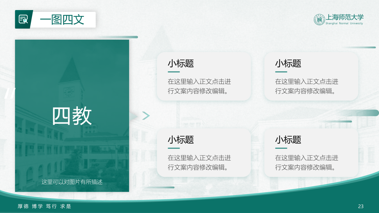 绿色简约师范旅游学院毕业答辩PPT案例