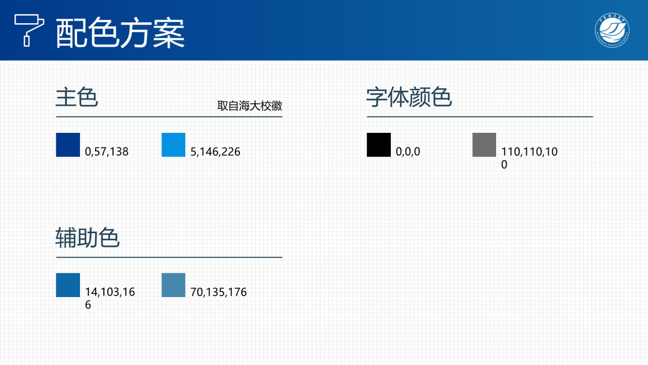 蓝色渐变商务风大学毕业答辩汇报PPT下载