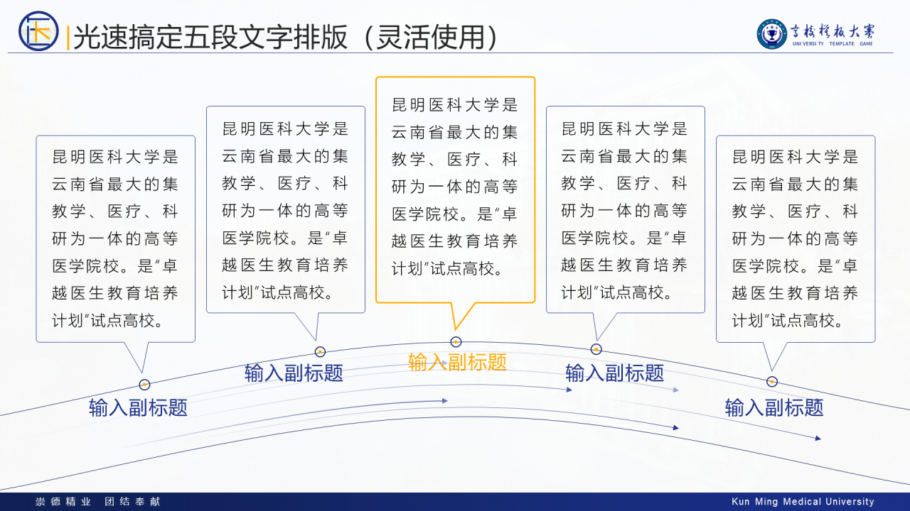 多色简约风医科大学毕业生论文答辩PPT案例