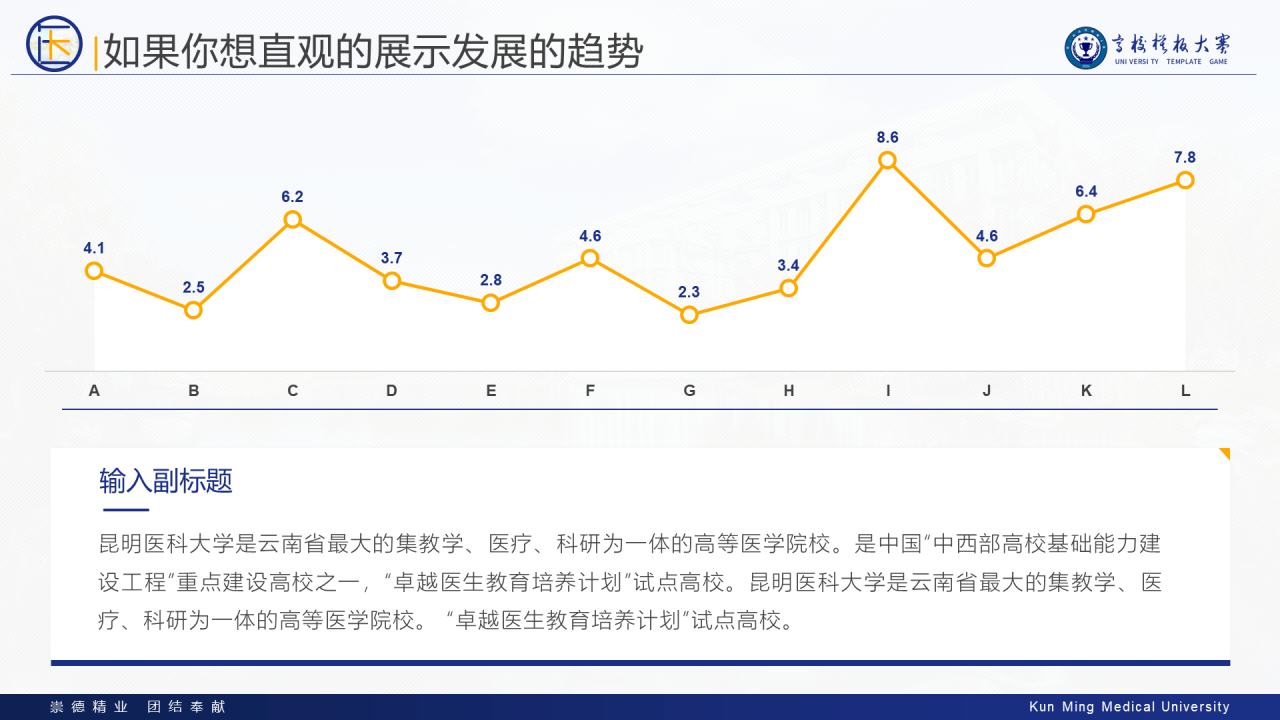 多色简约风医科大学毕业生论文答辩PPT案例