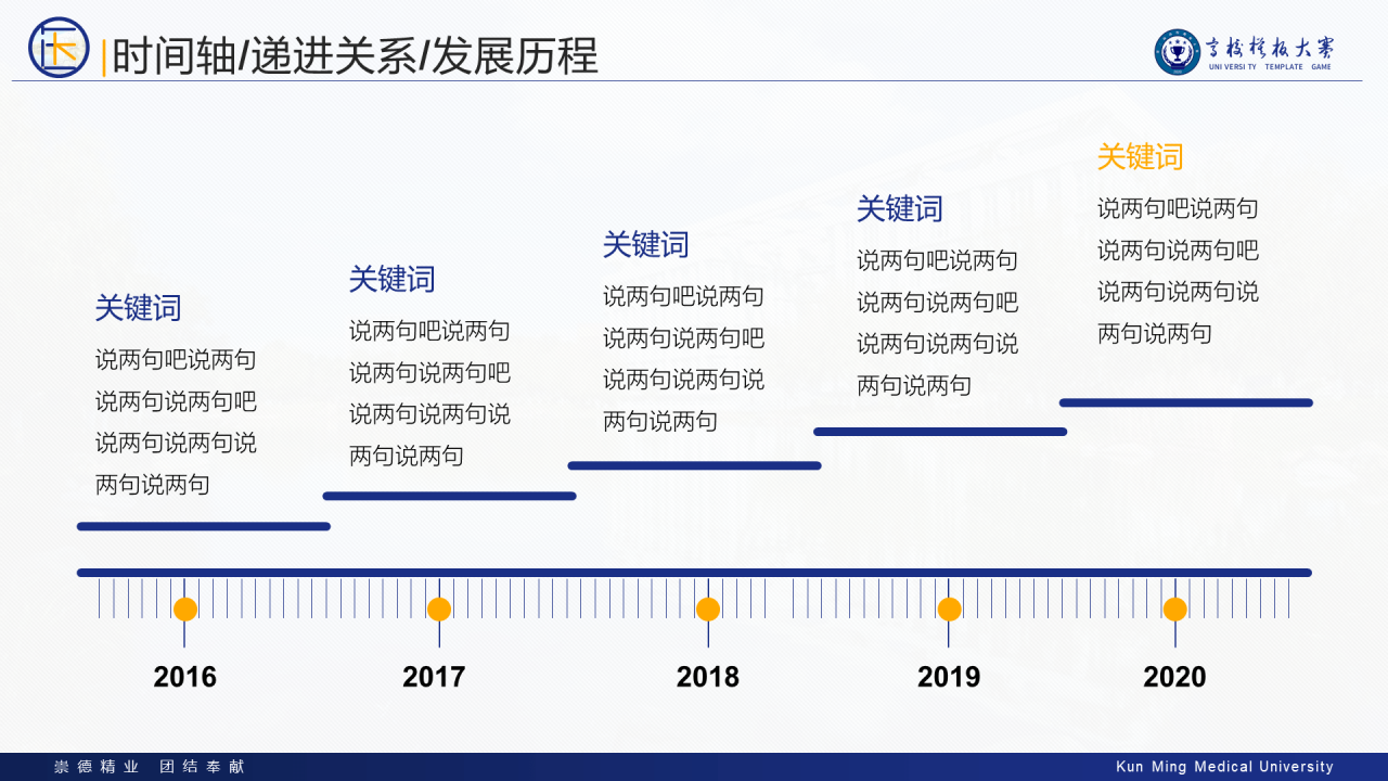 多色简约风医科大学毕业生论文答辩PPT案例