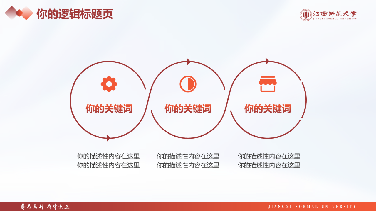 蓝色简约师范大学毕业课题答辩PPT案例