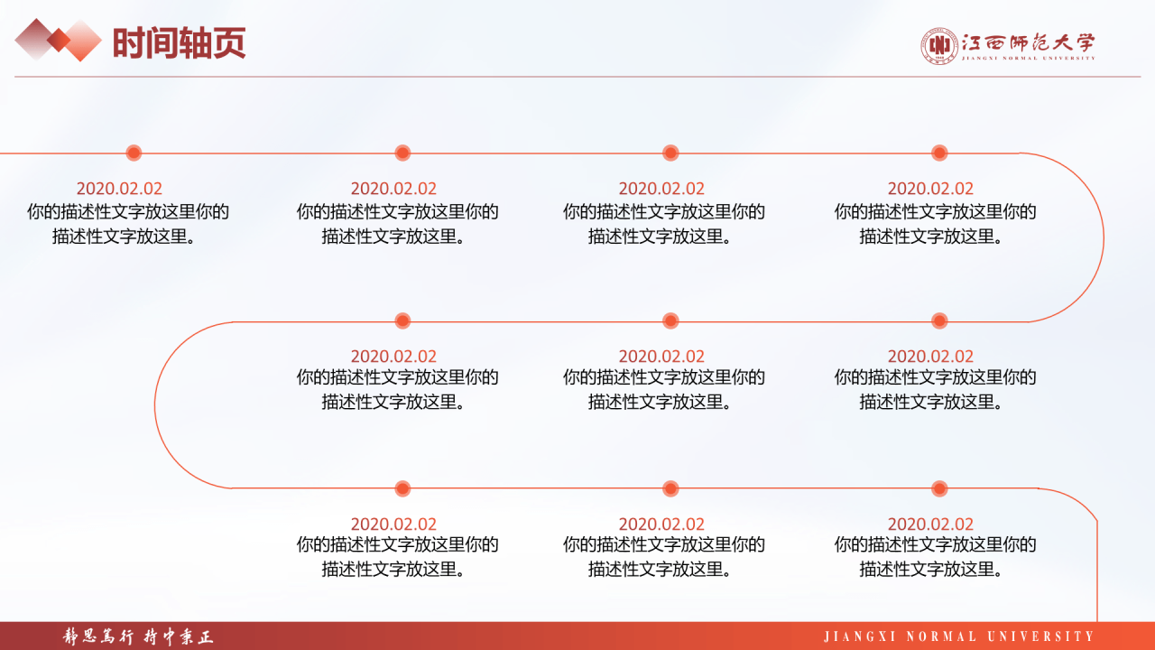 蓝色简约师范大学毕业课题答辩PPT案例