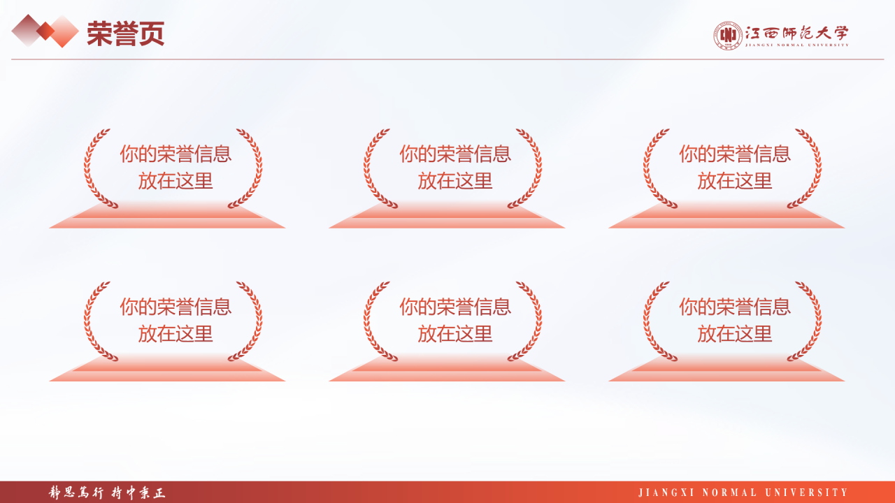 蓝色简约师范大学毕业课题答辩PPT案例
