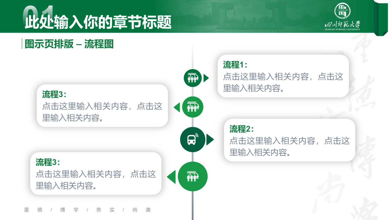 绿色简约师范大学毕业论文答辩PPT下载