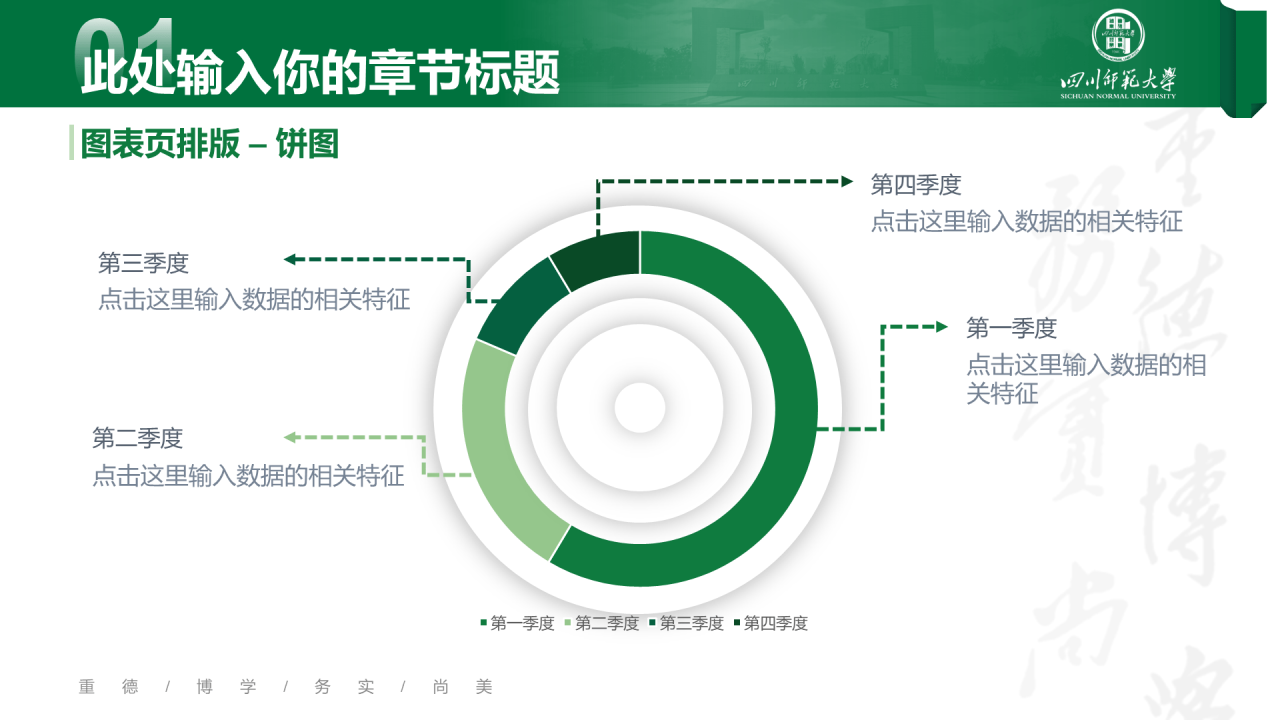 绿色简约师范大学毕业论文答辩PPT下载