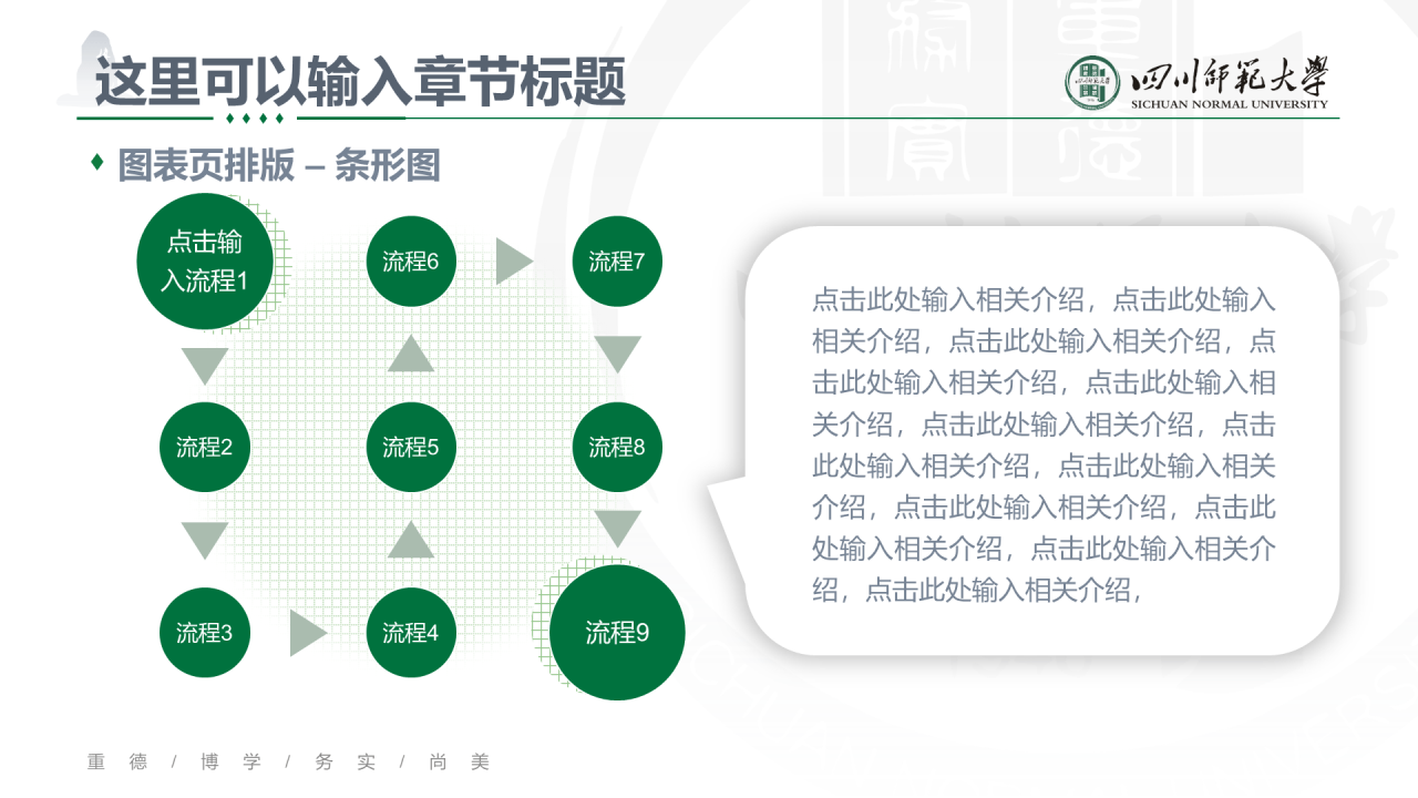 绿色简约师范大学毕业论文答辩PPT下载