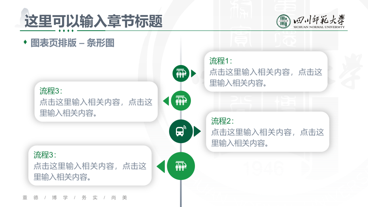 绿色简约师范大学毕业论文答辩PPT下载