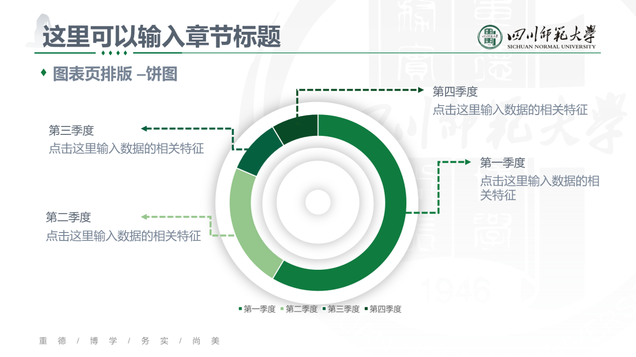 绿色简约师范大学毕业论文答辩PPT下载