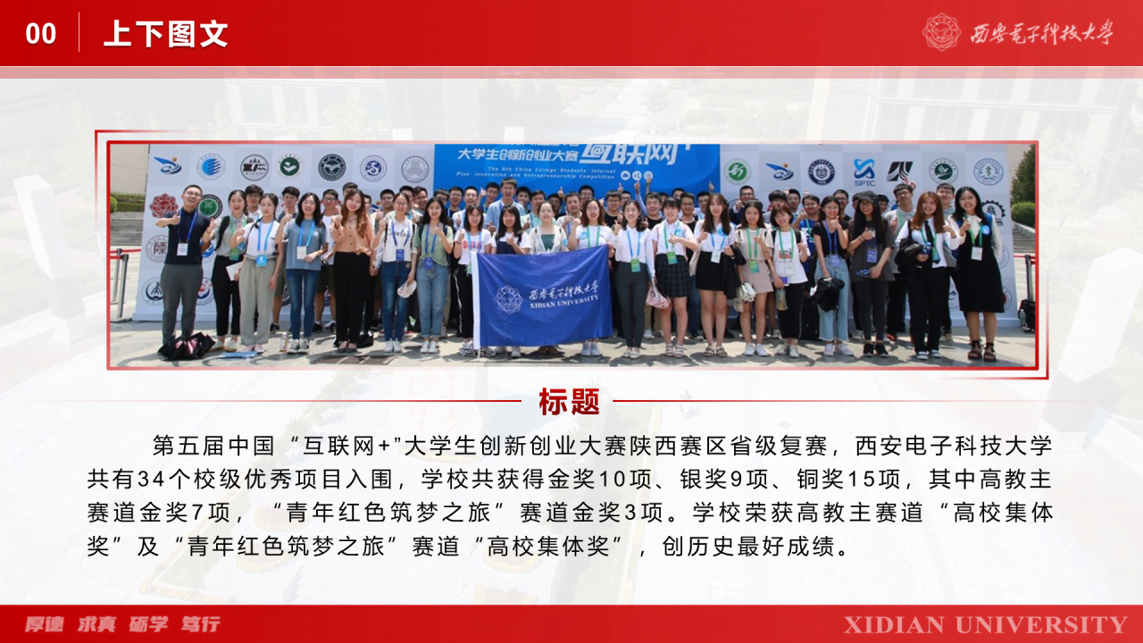 灰色简约西安电子科技大学毕业答辩PPT案例