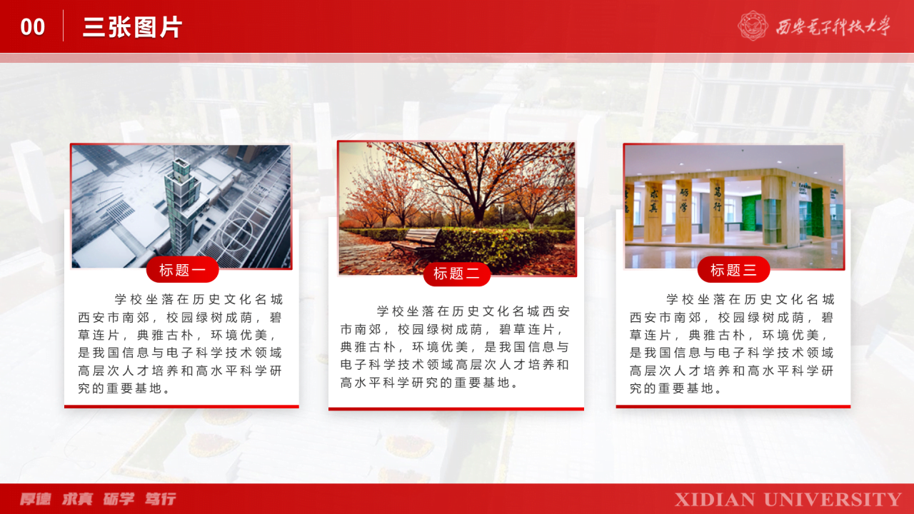 灰色简约西安电子科技大学毕业答辩PPT案例