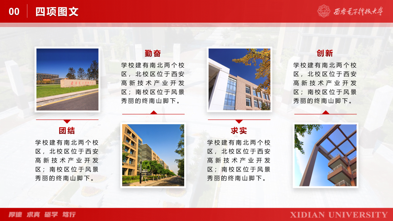灰色简约西安电子科技大学毕业答辩PPT案例