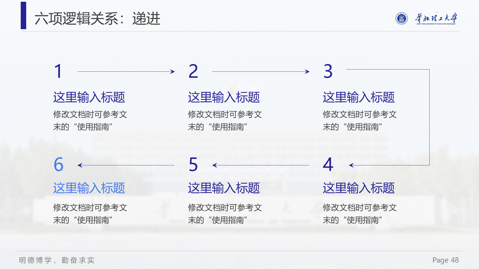 白色简约华北理工大学毕业答辩PPT案例