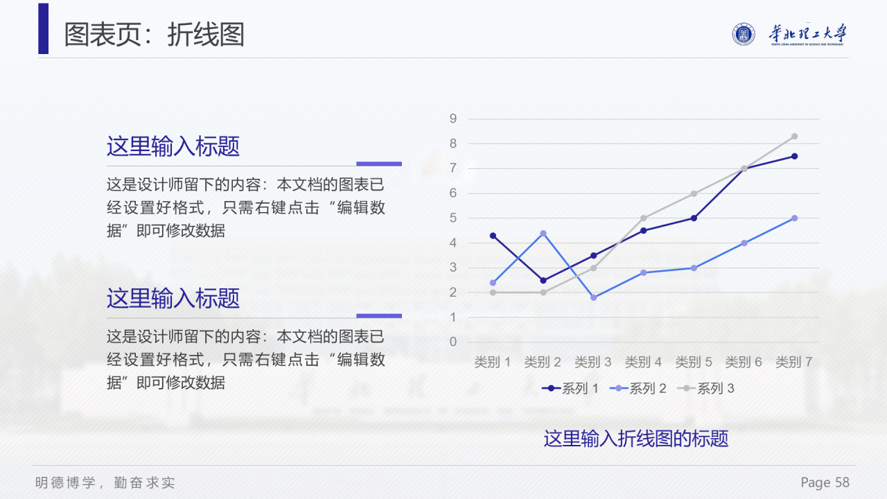 白色简约华北理工大学毕业答辩PPT案例