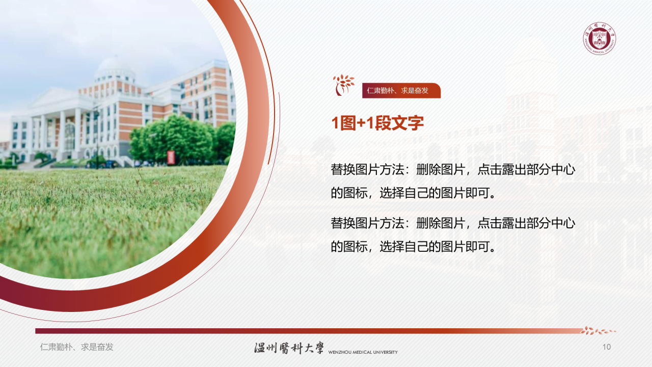 多色简约医科大学研究生毕业答辩PPT模板