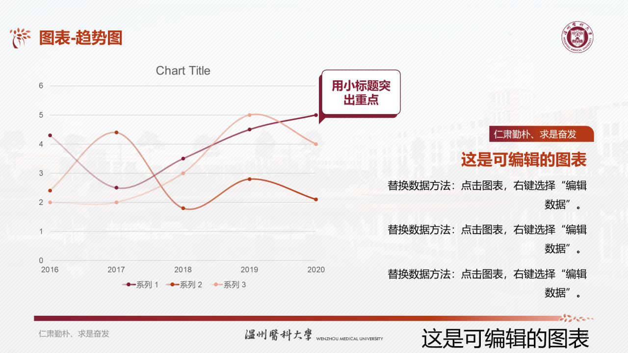 多色简约医科大学研究生毕业答辩PPT模板