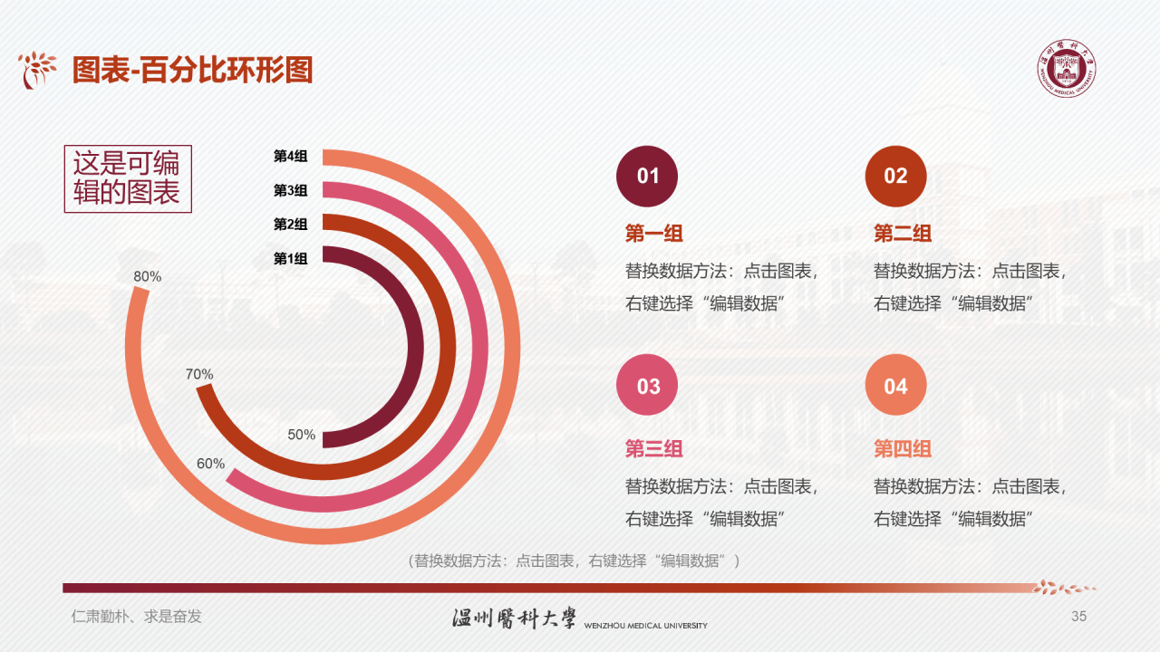 多色简约医科大学研究生毕业答辩PPT模板