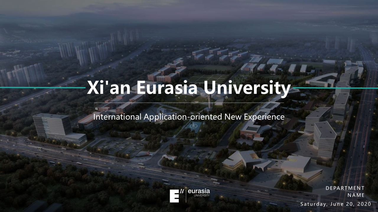 白色简约风西安欧亚学院毕业答辩PPT案例