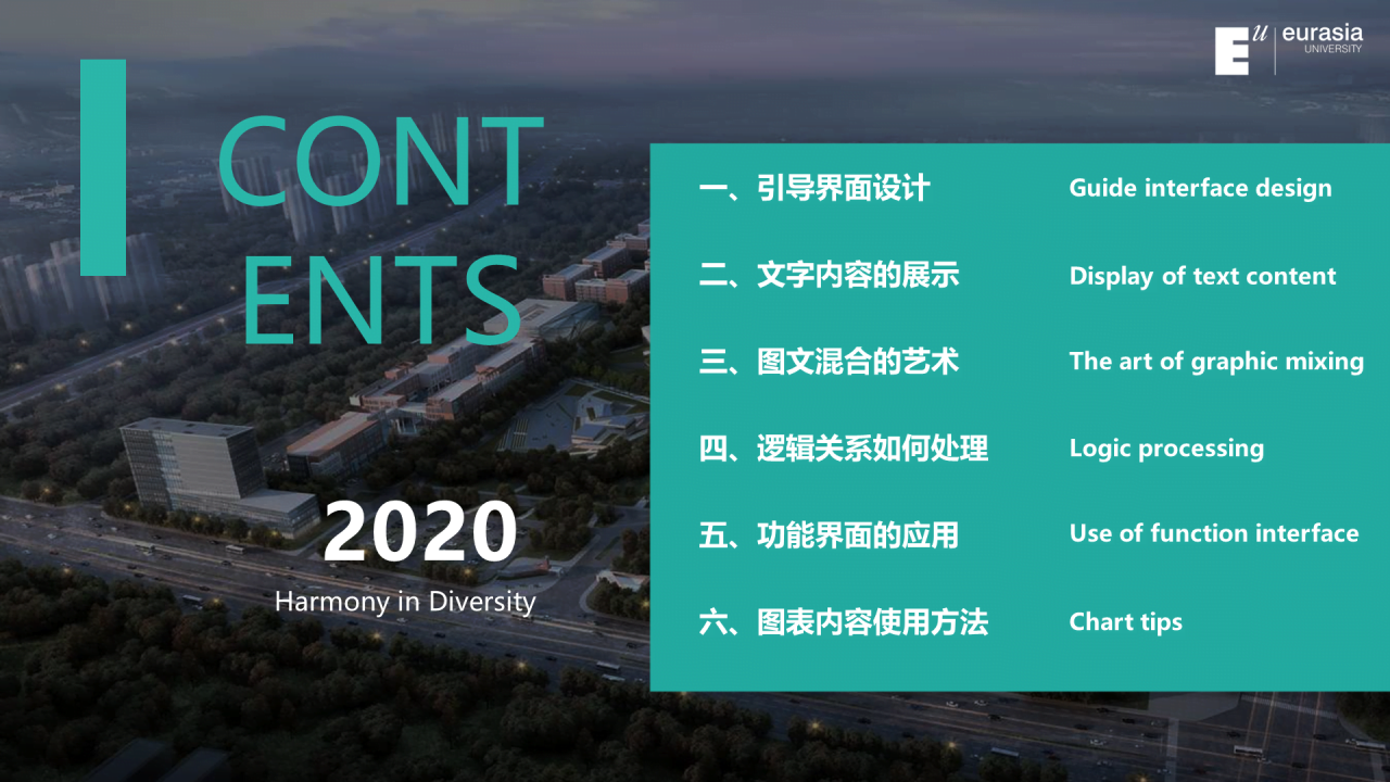 白色简约风西安欧亚学院毕业答辩PPT案例