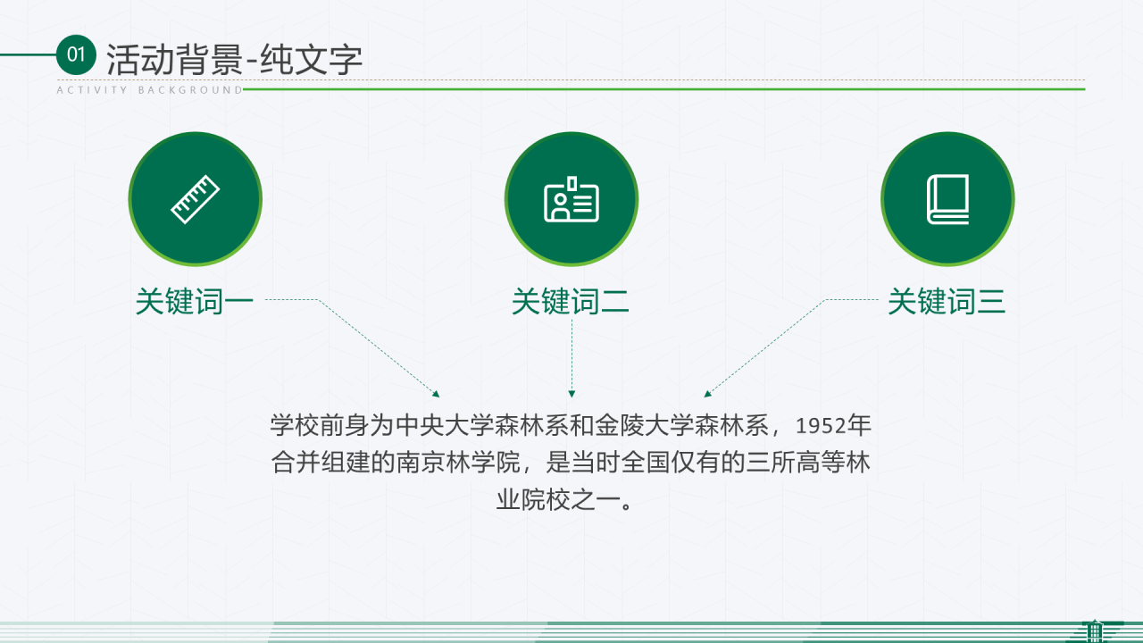 白色简约风毕业答辩活动策划通用PPT模板