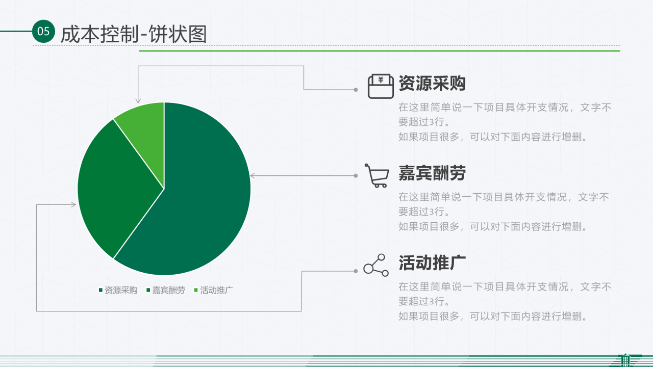 白色简约风毕业答辩活动策划通用PPT模板