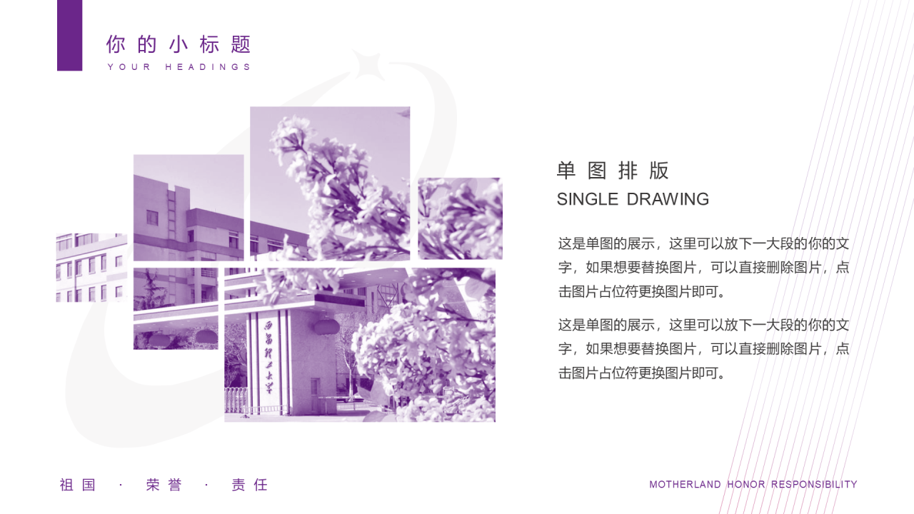 紫色简约风西安理工大学毕业答辩PPT案例