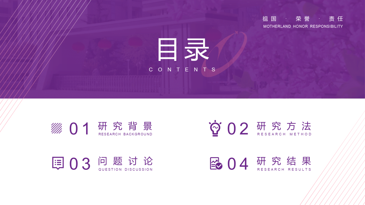 紫色简约风西安理工大学毕业答辩PPT案例