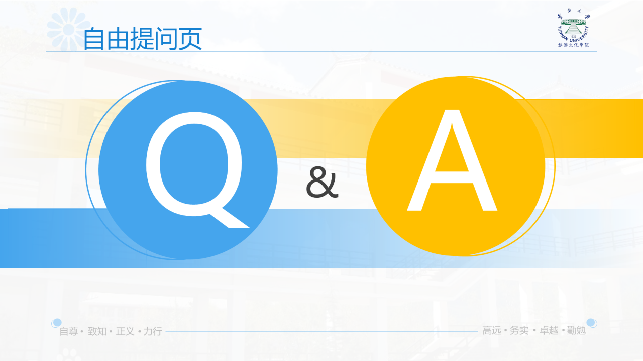 黑色商务云南大学旅游文化学院毕业答辩开题报告PPT案例