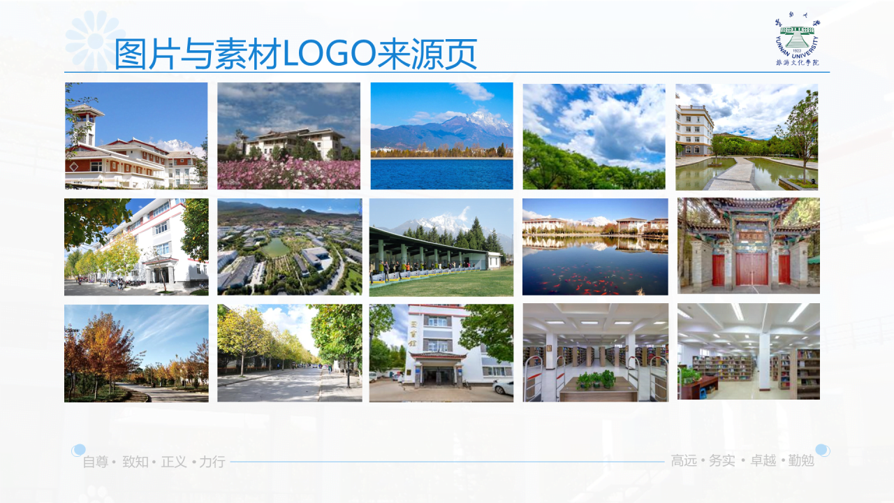 黑色商务云南大学旅游文化学院毕业答辩开题报告PPT案例