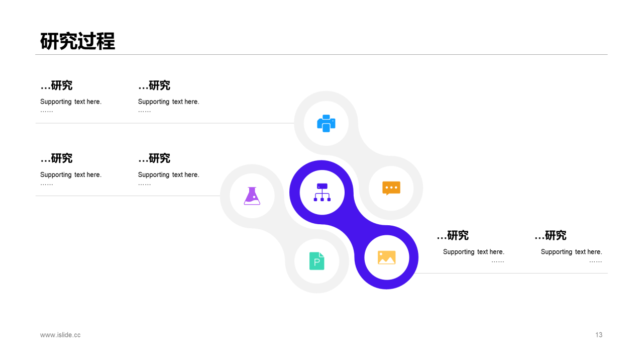 紫色渐变插画风市场营销毕业答辩PPT素材