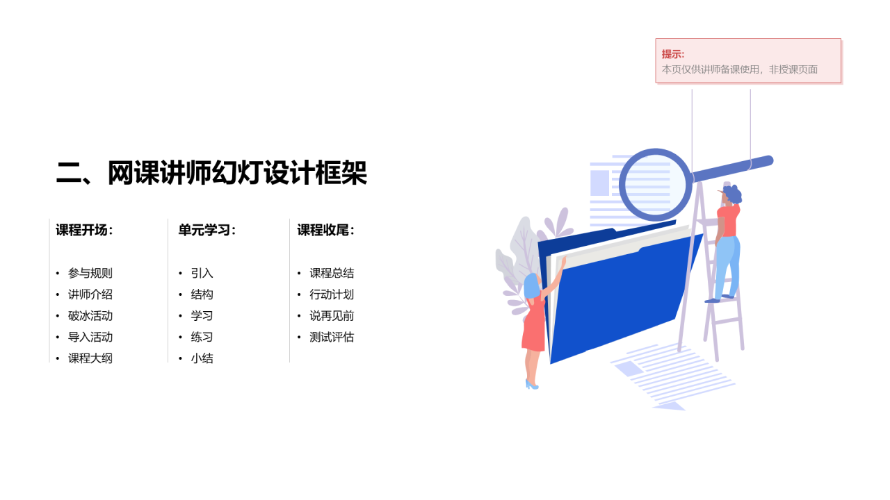 蓝色商务风公司职员培训课件PPT下载