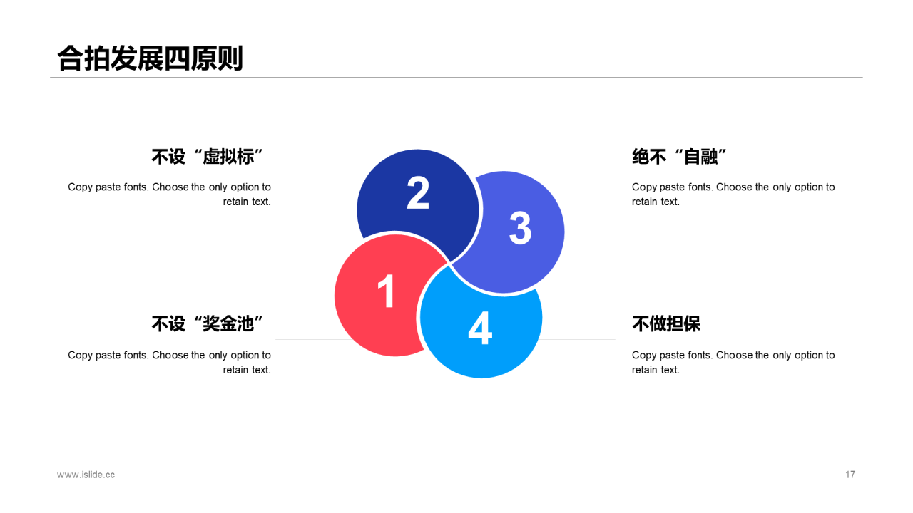 蓝色商务公司年度预算及经营分析工作总结PPT模板