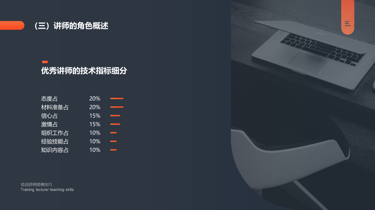 灰色简约教育教学培训讲师授课技巧PPT下载