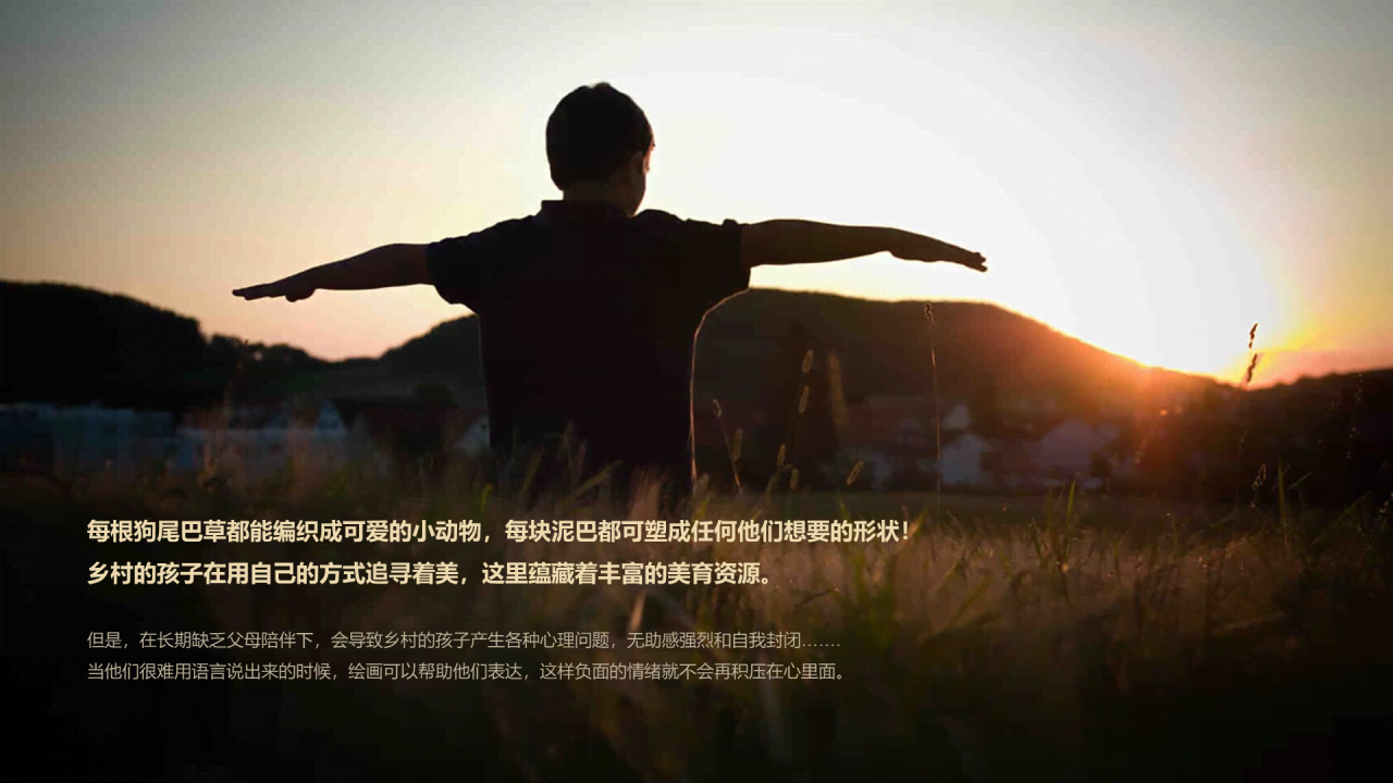 多色商务公益项目PPT模板介绍