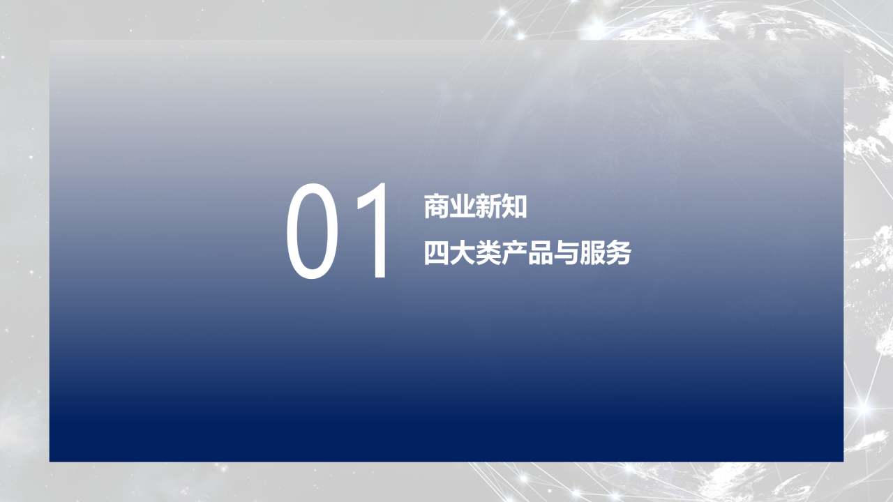 蓝色商务商业项目投资融资计划书PPT下载