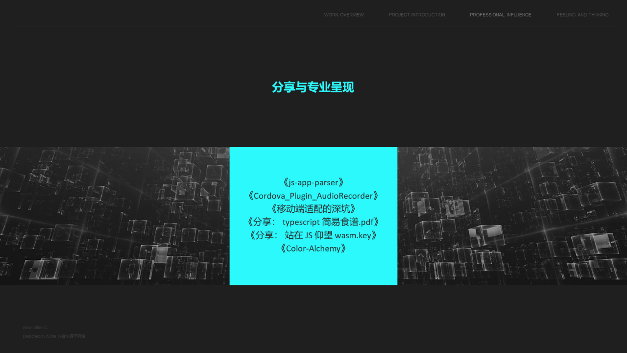 黑色简约创意前端技术人员岗前述职报告PPT模板