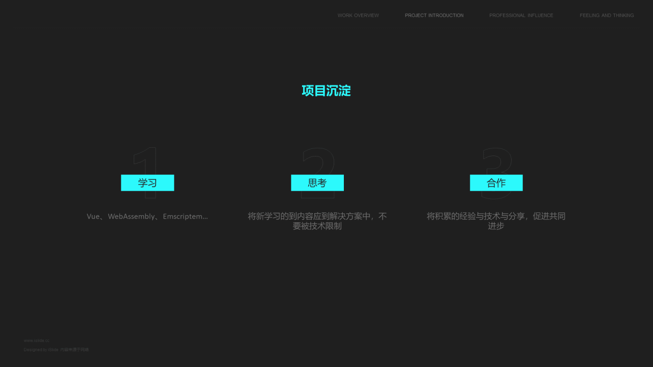 黑色简约创意前端技术人员岗前述职报告PPT模板