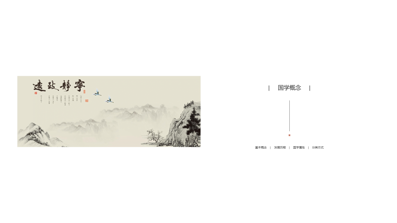 白色中国风国学经典文化培训课件PPT素材