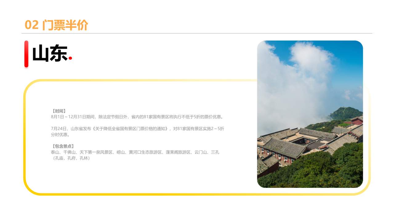 多色商务风景区门票市场票价研究报告PPT素材